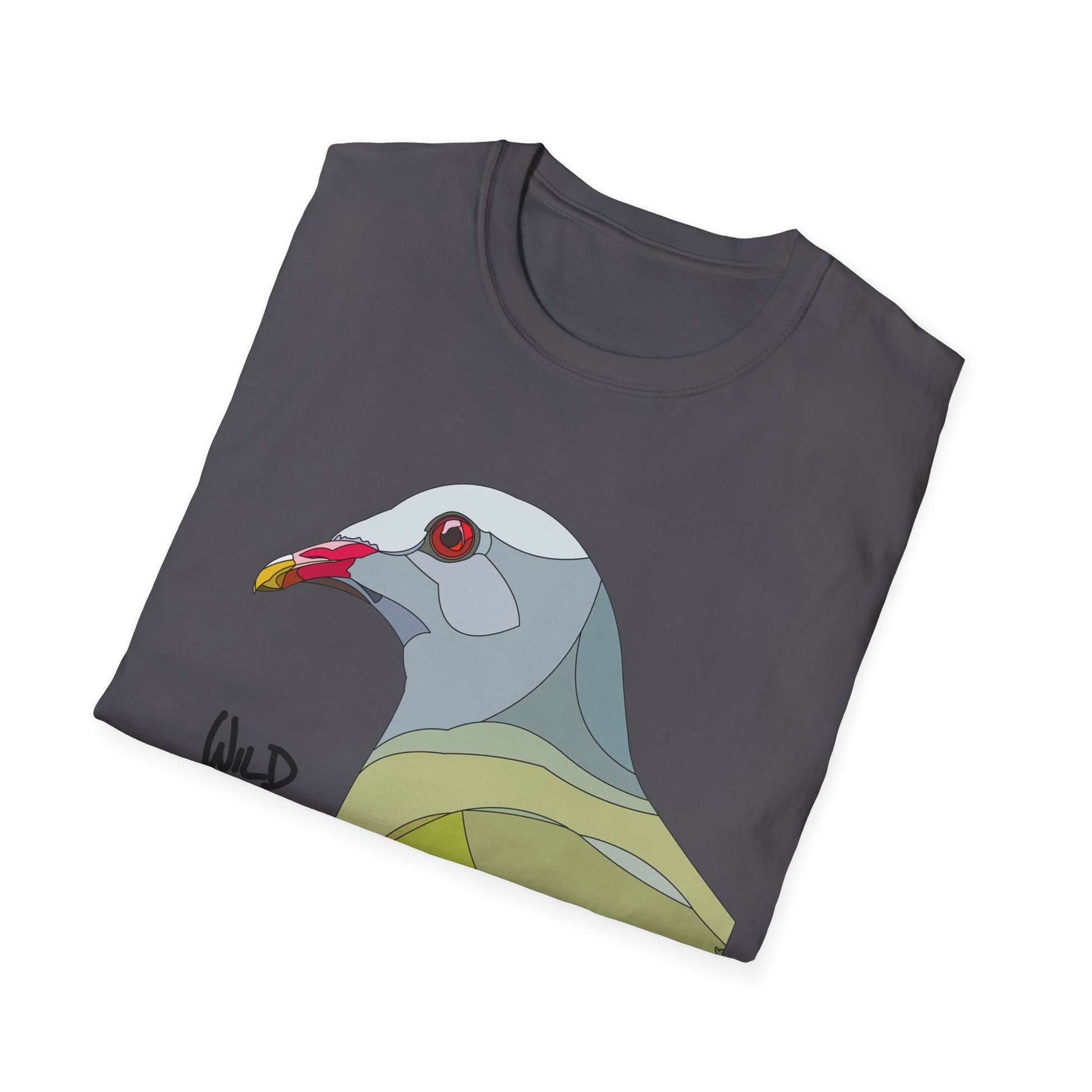 Wompoo Fruit Dove - Unisex Softstyle T-Shirt Printify