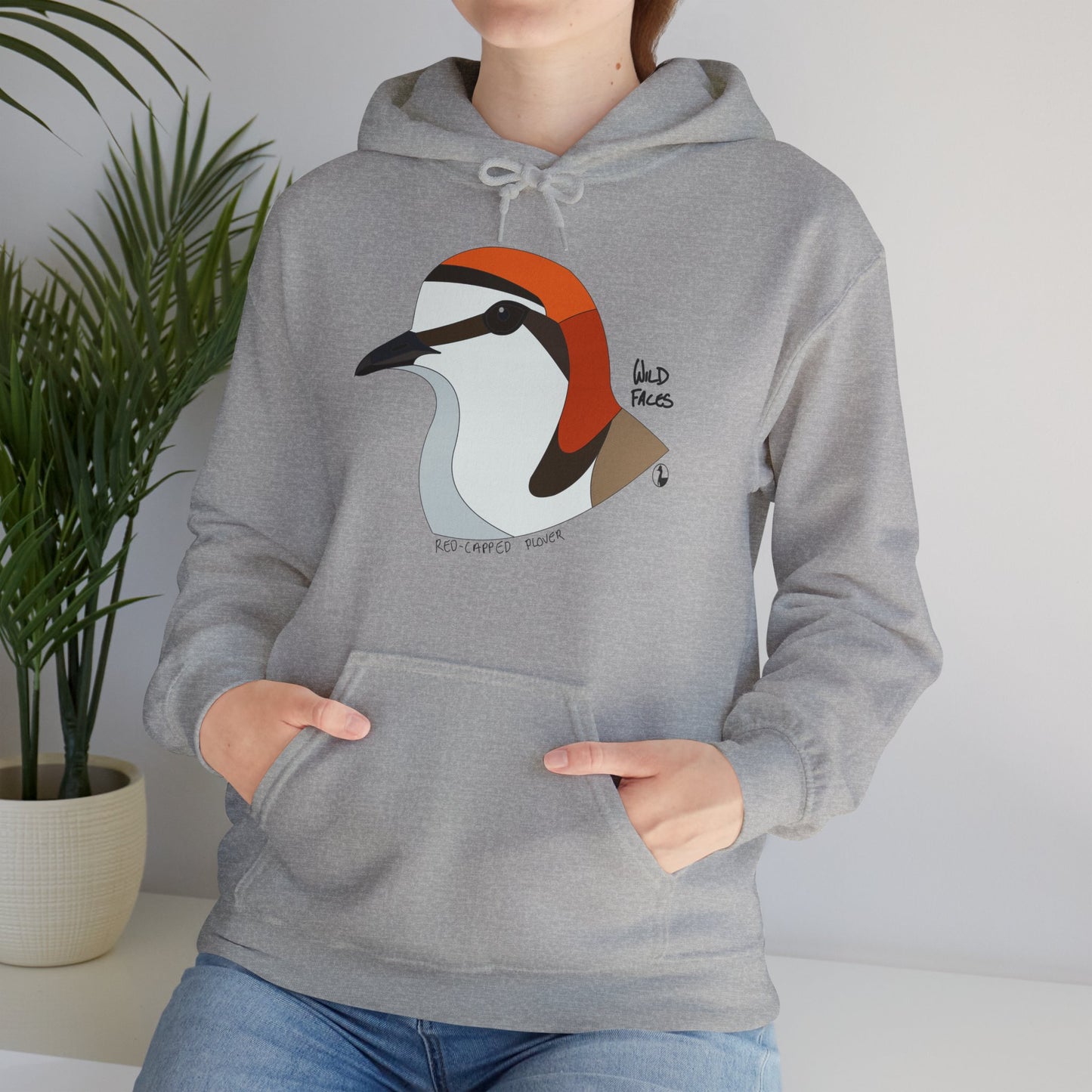 Red-capped Plover | Unisex Heavy Blend™ Hooded Sweatshirt