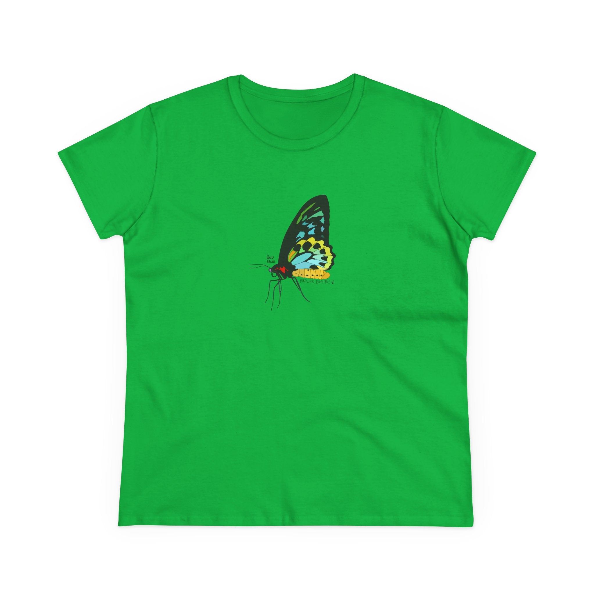 Birdwing Butterfly - Women's Midweight Cotton Tee