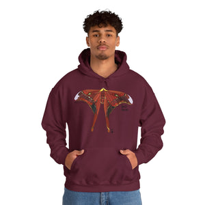 Hercules Moth | Unisex Heavy Blend™ Hooded Sweatshirt Printify