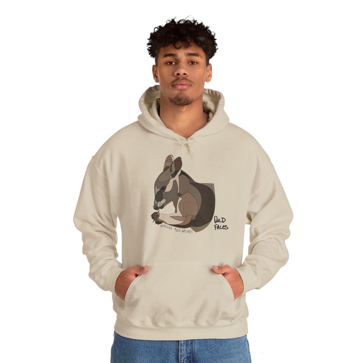 Mareeba Rock-wallaby | Unisex Heavy Blend™ Hooded Sweatshirt