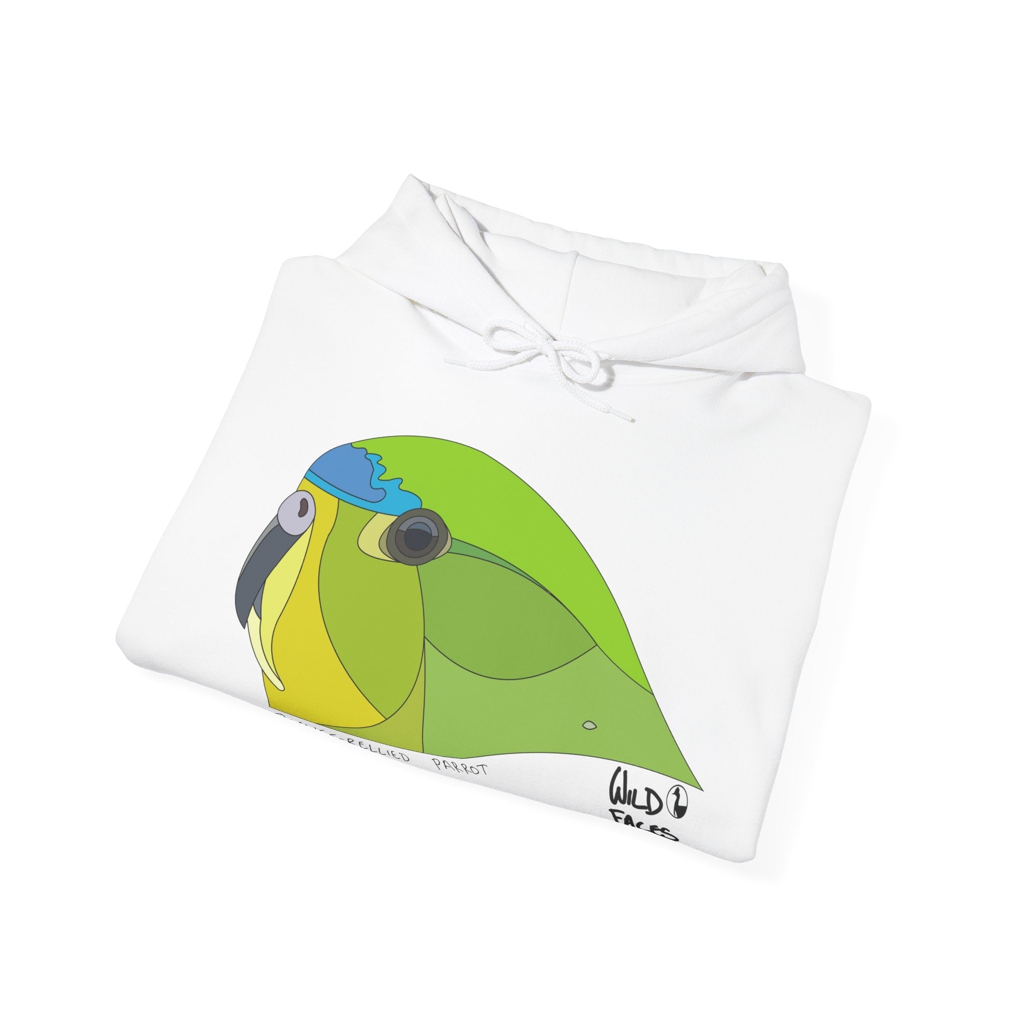 Orange-bellied Parrot | Unisex Heavy Blend™ Hooded Sweatshirt Printify