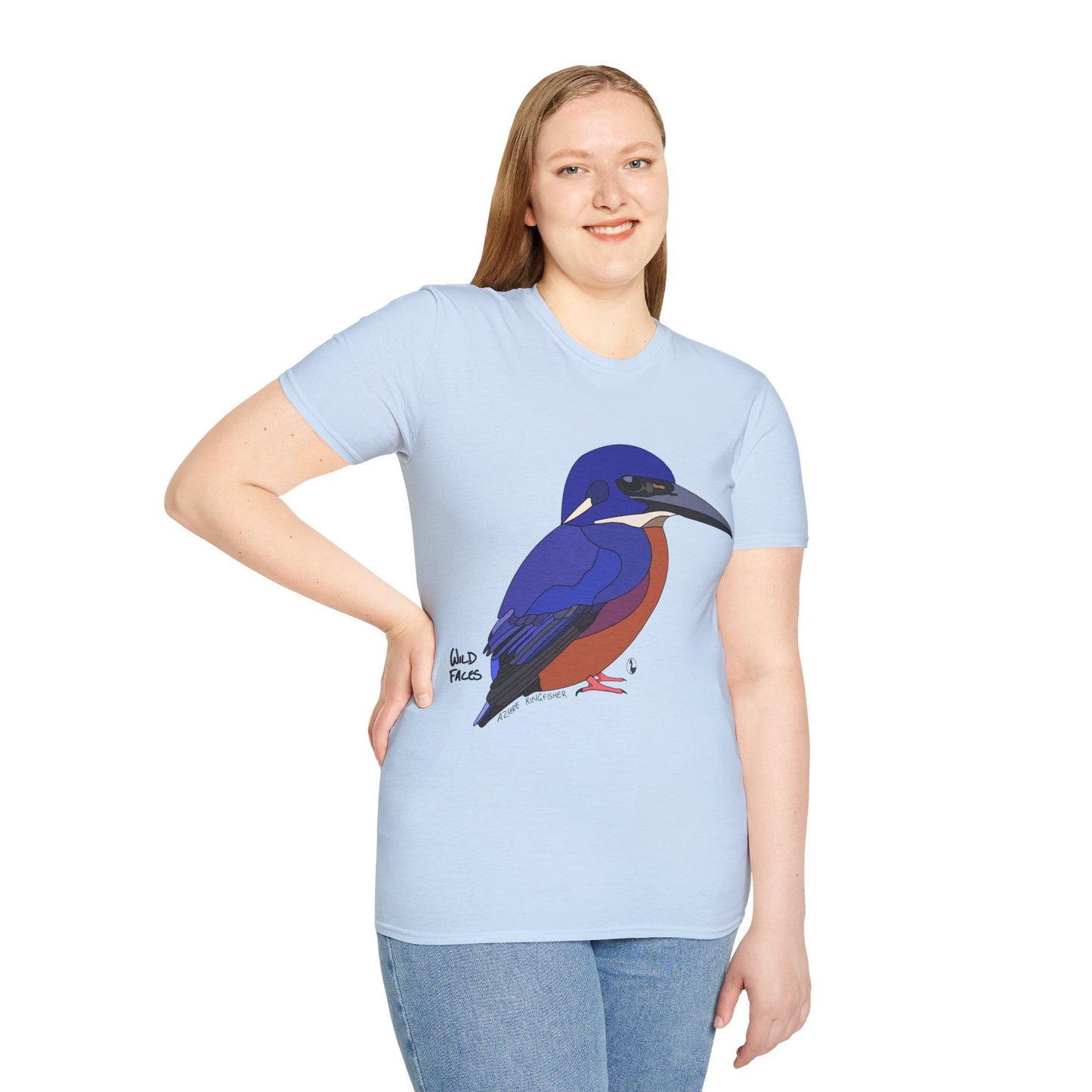 Azure Kingfisher - Unisex Softstyle T-Shirt