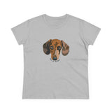 Dachshund (Keen as mustard) - Women's Midweight Cotton Tee