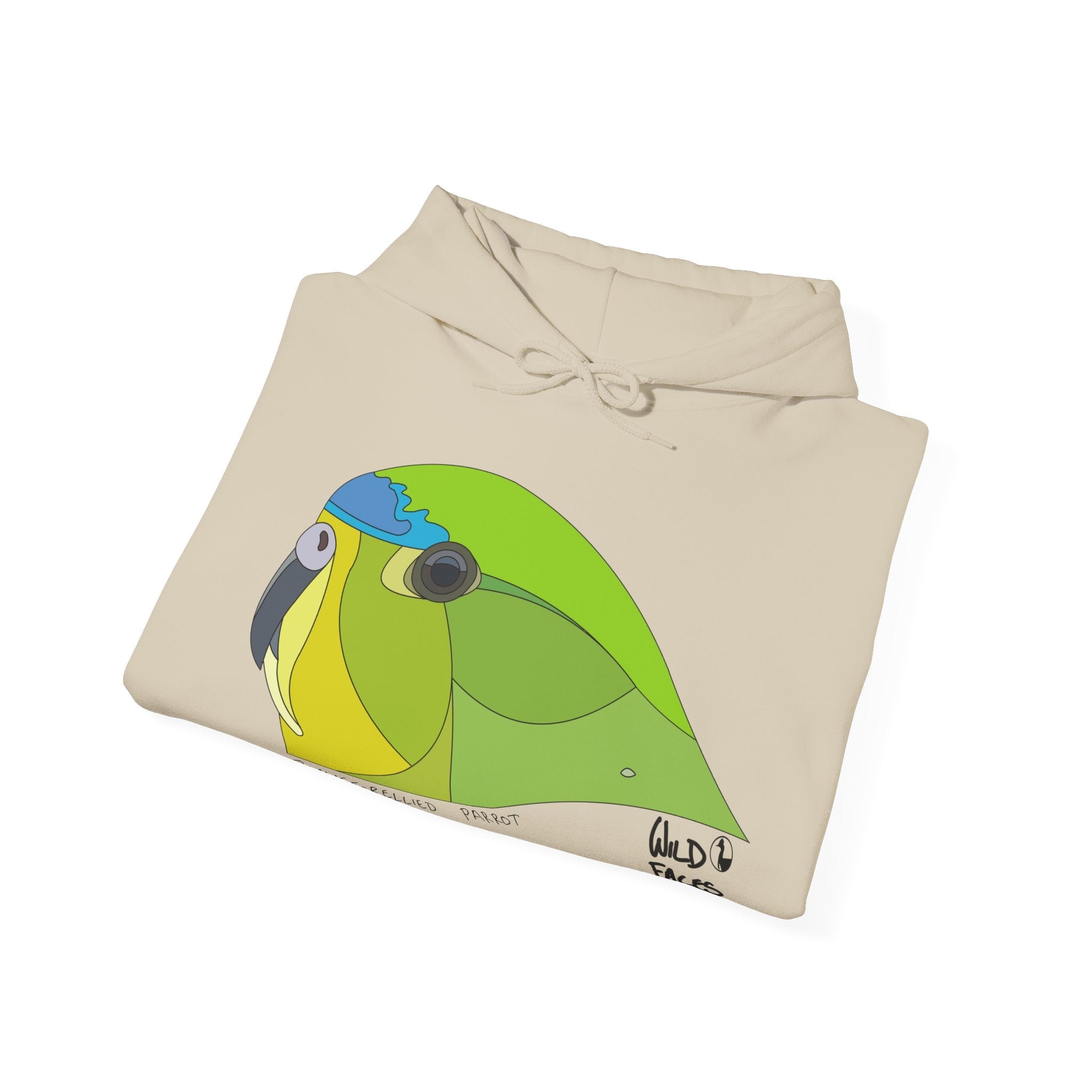 Orange-bellied Parrot | Unisex Heavy Blend™ Hooded Sweatshirt Printify