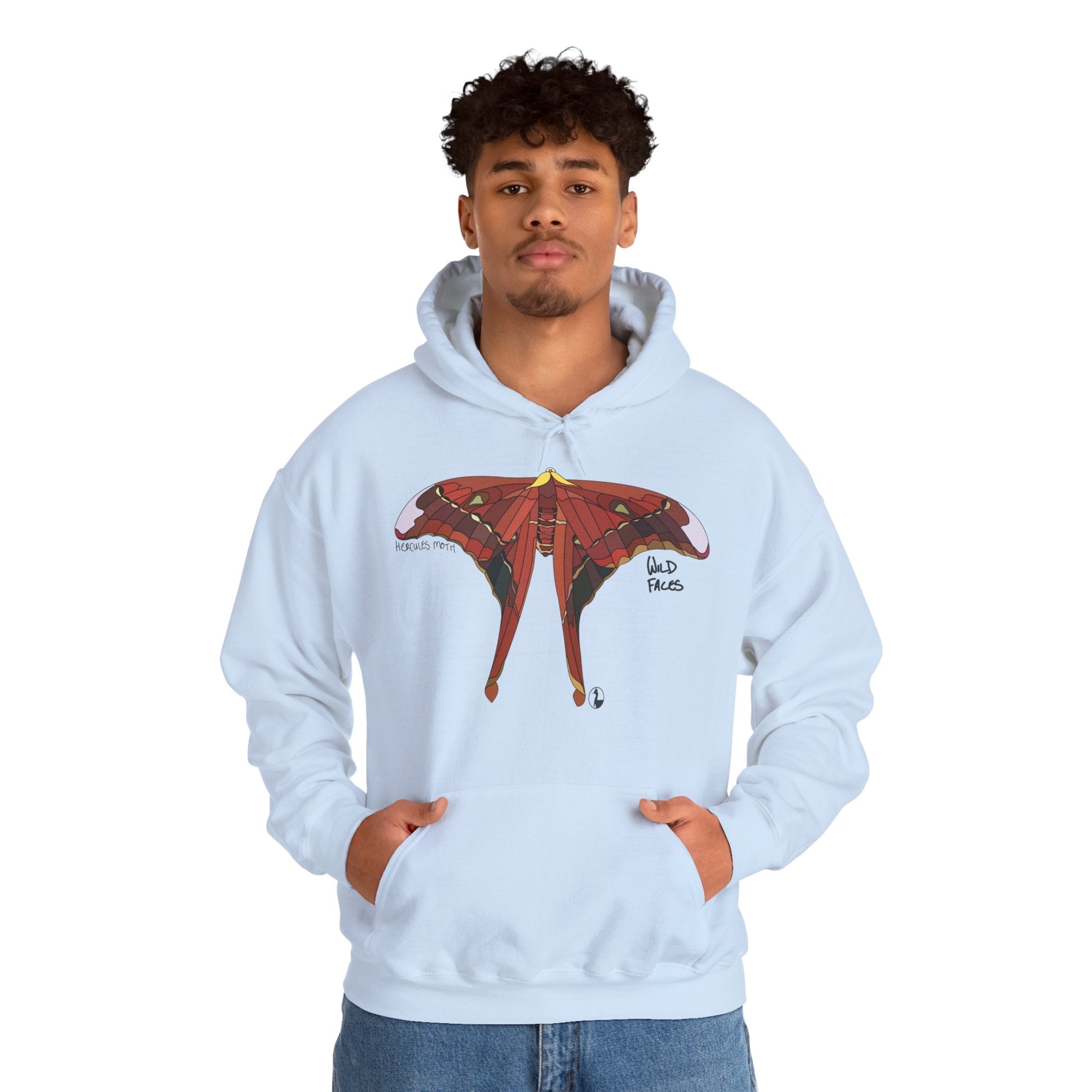 Hercules Moth | Unisex Heavy Blend™ Hooded Sweatshirt Printify