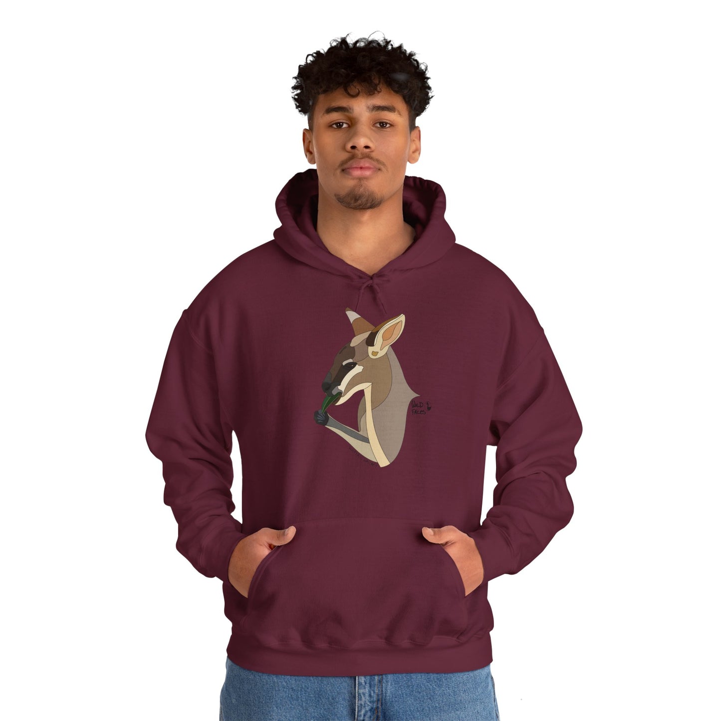 Whiptail Wallaby | Unisex Heavy Blend™ Hooded Sweatshirt