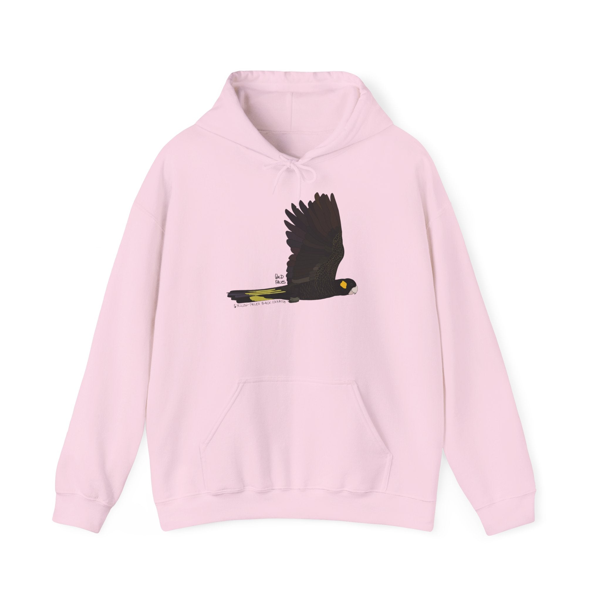 Yellow-tailed Black Cockatoo | Unisex Heavy Blend™ Hooded Sweatshirt
