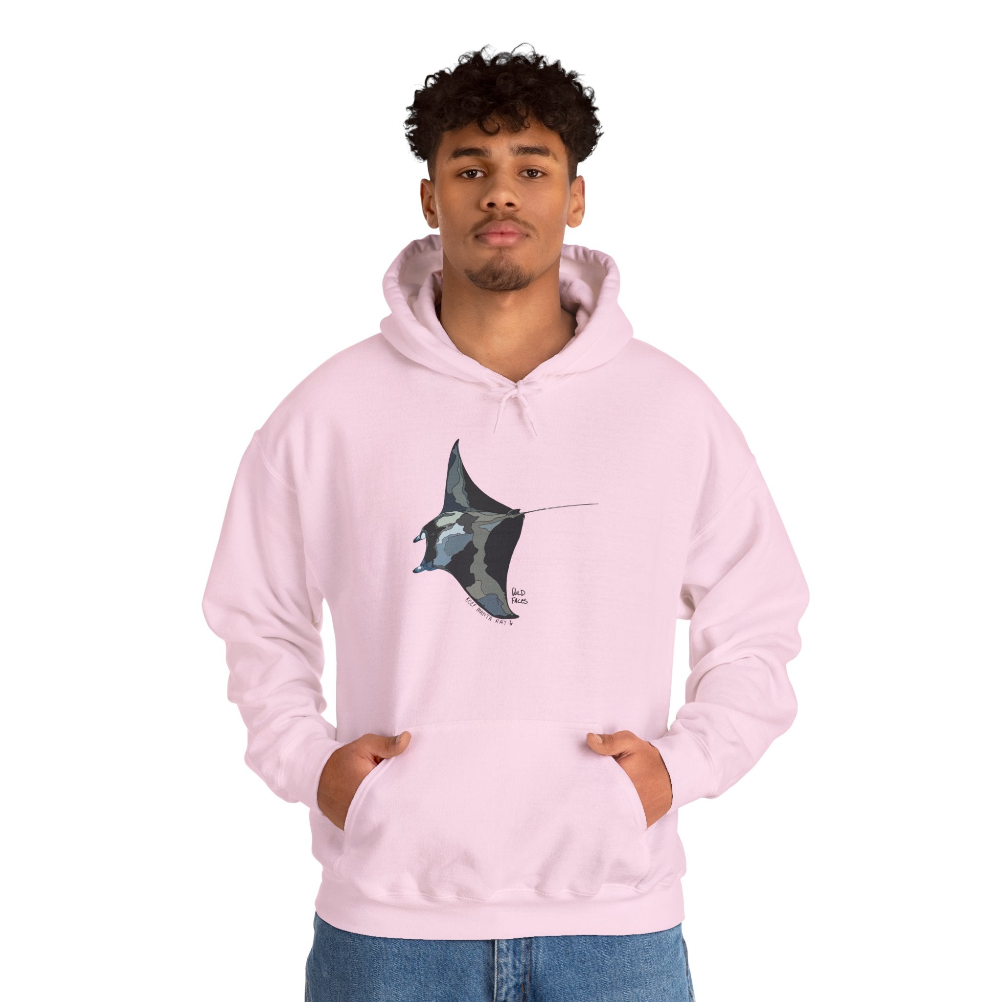 Reef Manta Ray | Unisex Heavy Blend™ Hooded Sweatshirt Printify