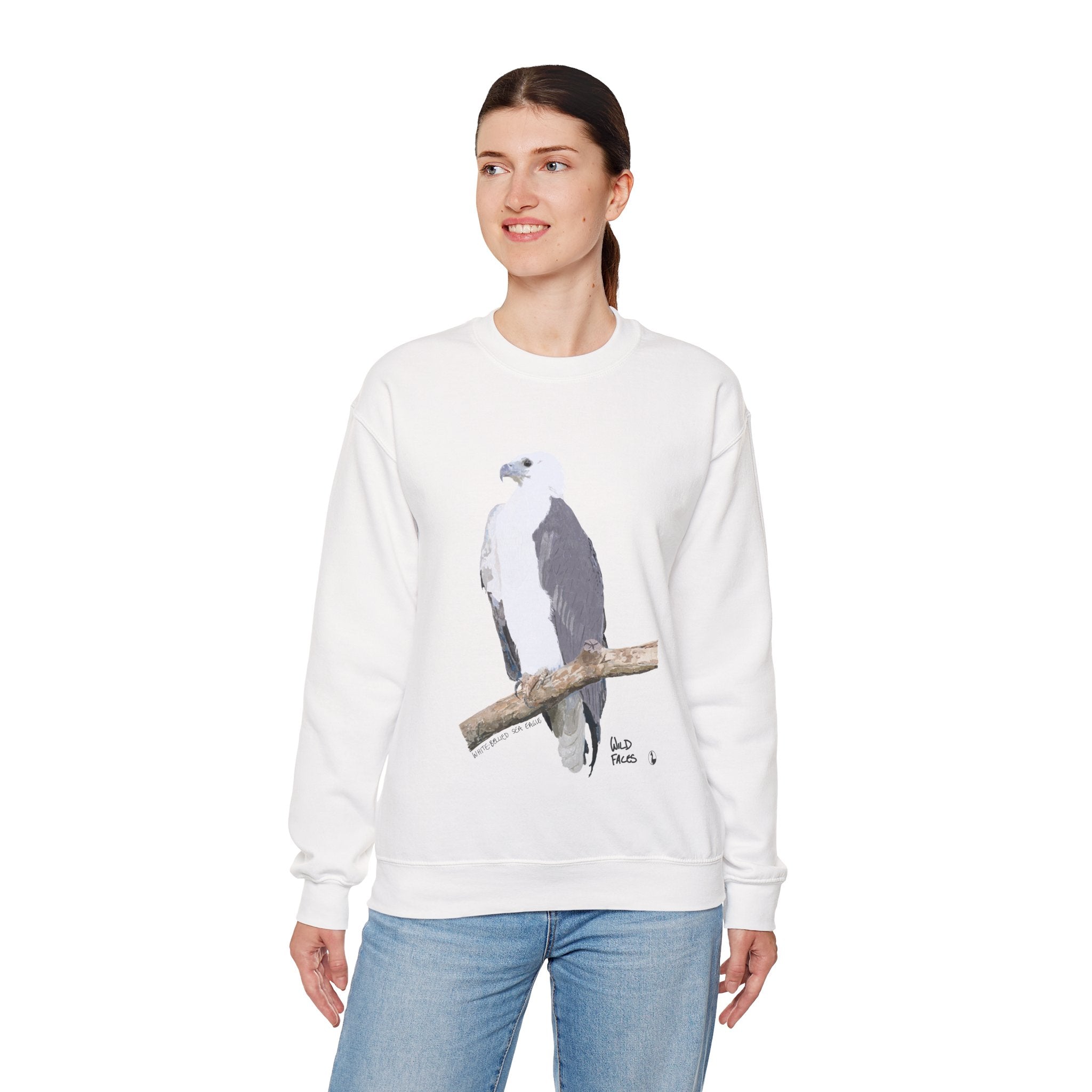 White-bellied Sea Eagle Sweatshirt | Unisex Heavy Blend™ Crewneck Printify