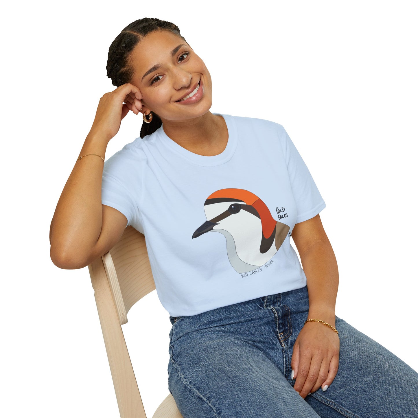 Red-capped Plover - Unisex Softstyle T-Shirt