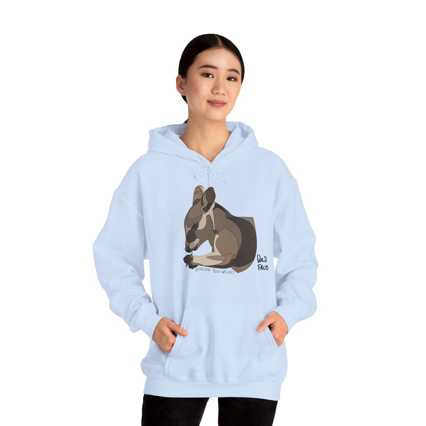 Mareeba Rock-wallaby | Unisex Heavy Blend™ Hooded Sweatshirt