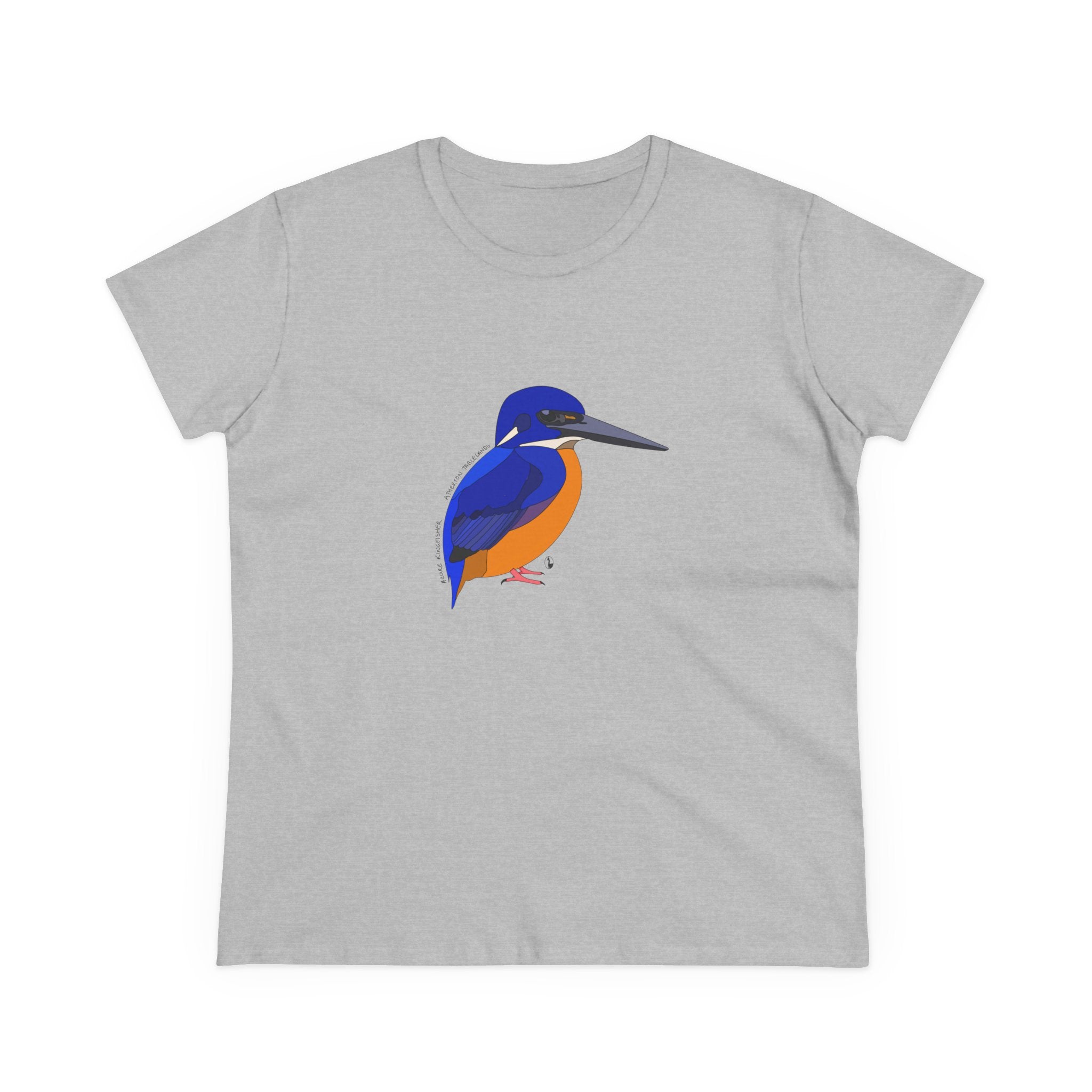 Azure Kingfisher - Women's Midweight Cotton Tee