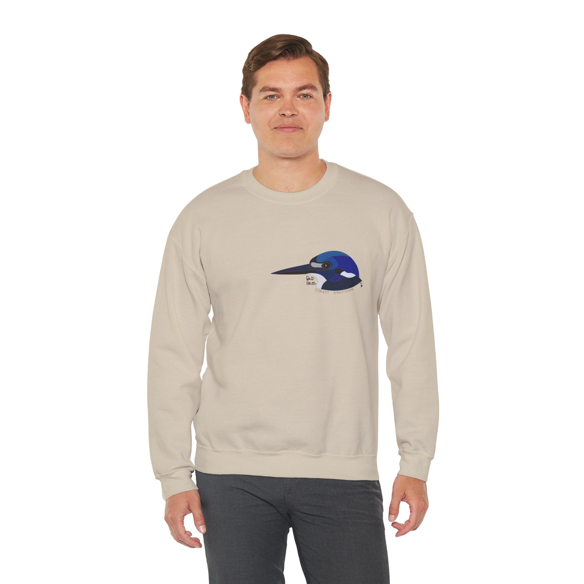 Forest Kingfisher Sweatshirt | Unisex Heavy Blend™ Crewneck Printify