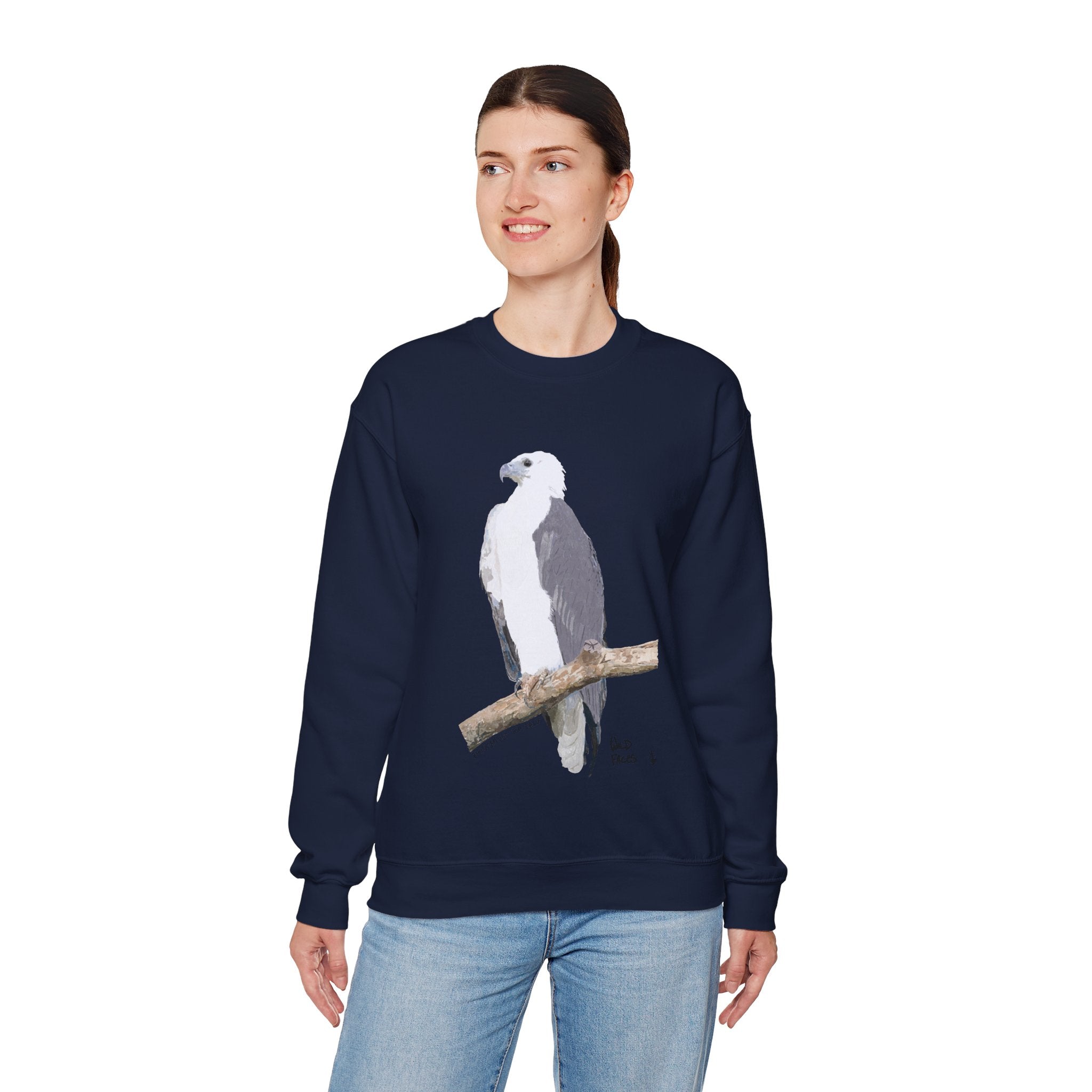 White-bellied Sea Eagle Sweatshirt | Unisex Heavy Blend™ Crewneck Printify