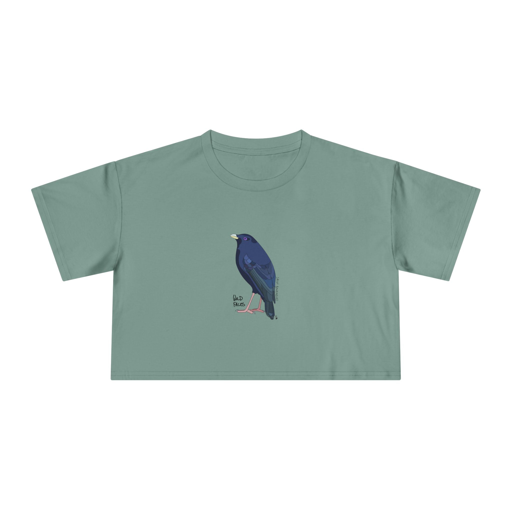 Satin Bowerbird - Women's Crop Tee