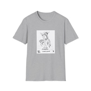 Southern Cassowary with chick - Unisex Softstyle T-Shirt Printify