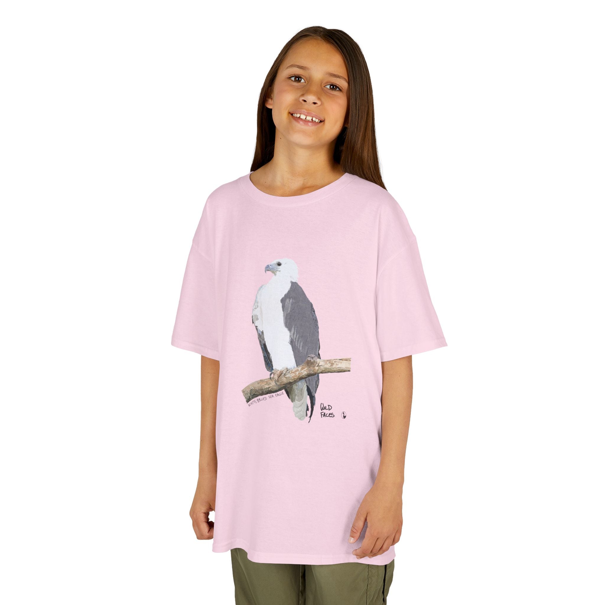 White-bellied Sea Eagle | Kids Heavy Cotton™ Tee Printify