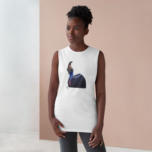 Southern Cassowary - Unisex Barnard Tank Printify