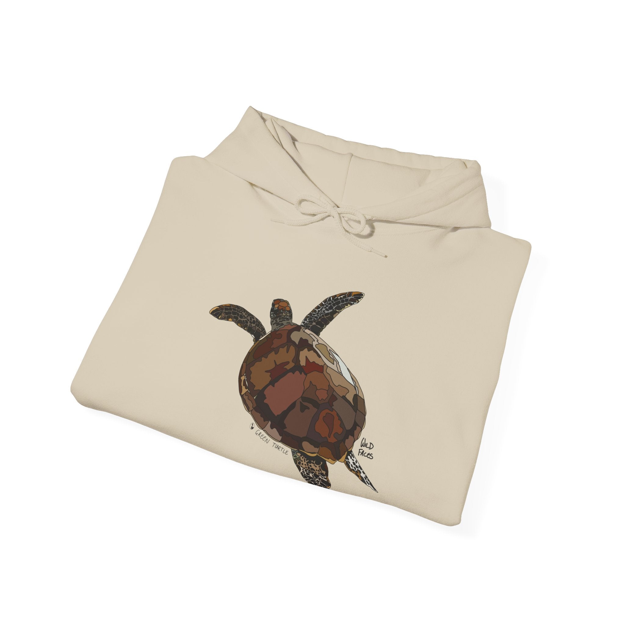 Green Turtle | Unisex Heavy Blend™ Hooded Sweatshirt Printify