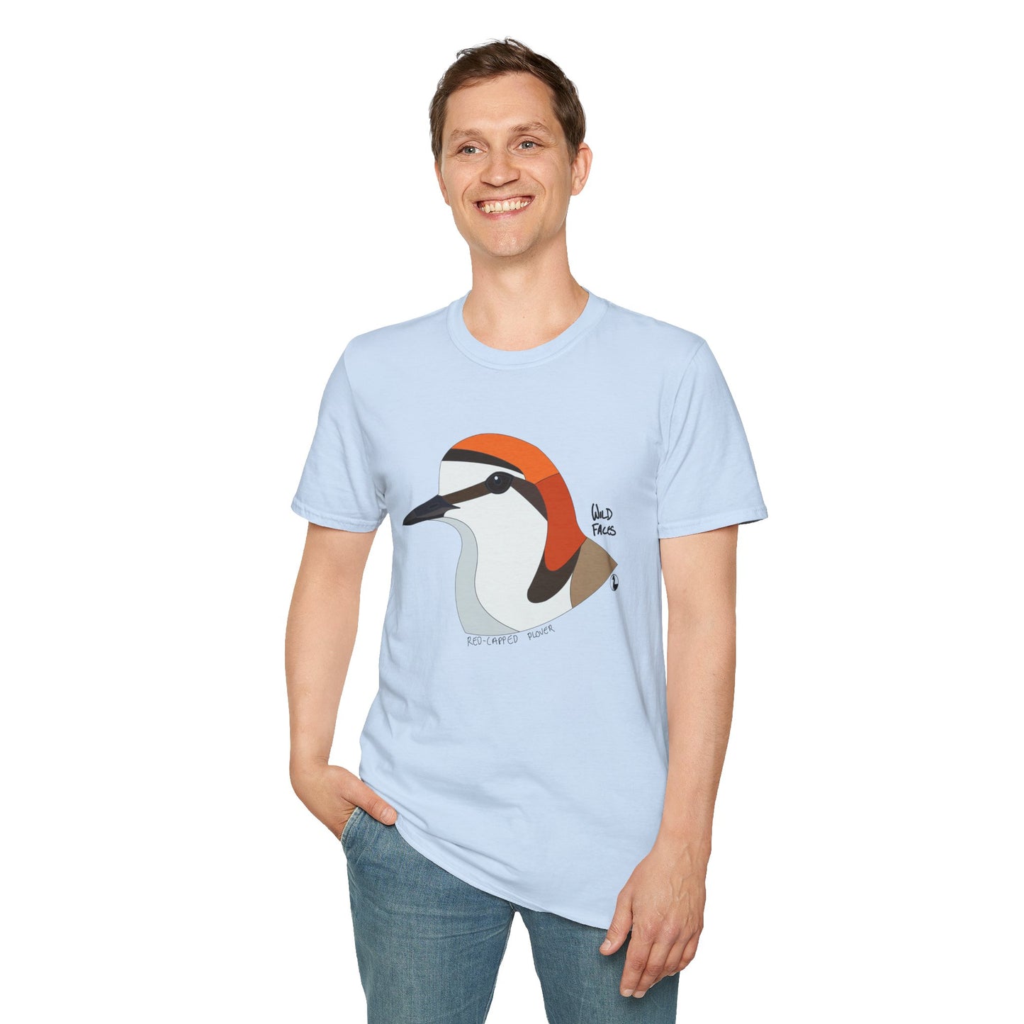 Red-capped Plover - Unisex Softstyle T-Shirt