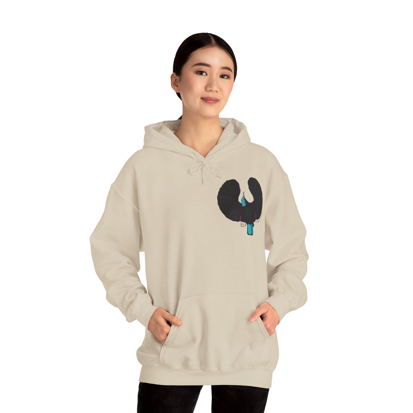 Victoria's Riflebird | Unisex Heavy Blend™ Hooded Sweatshirt