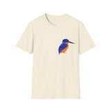 Azure Kingfisher - Small design - Unisex Softstyle T-Shirt