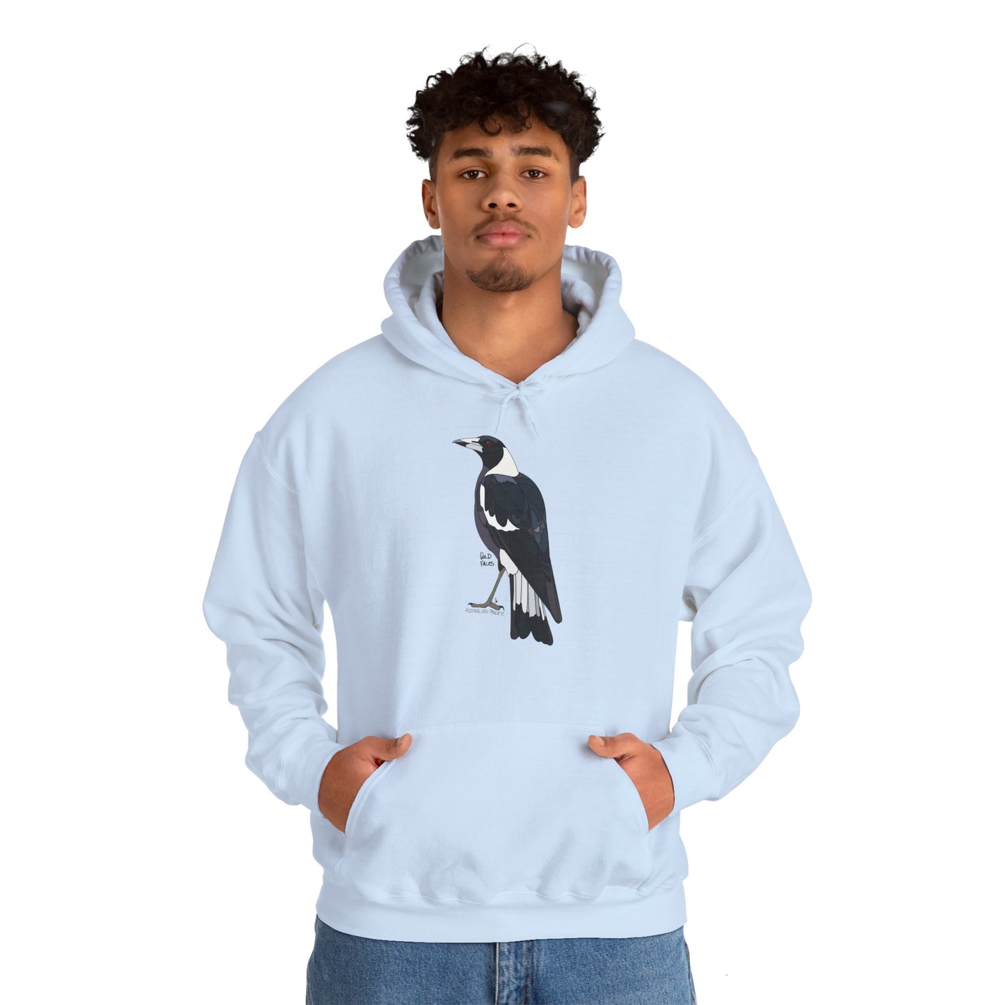 Australian Magpie | Unisex Heavy Blend™ Hooded Sweatshirt