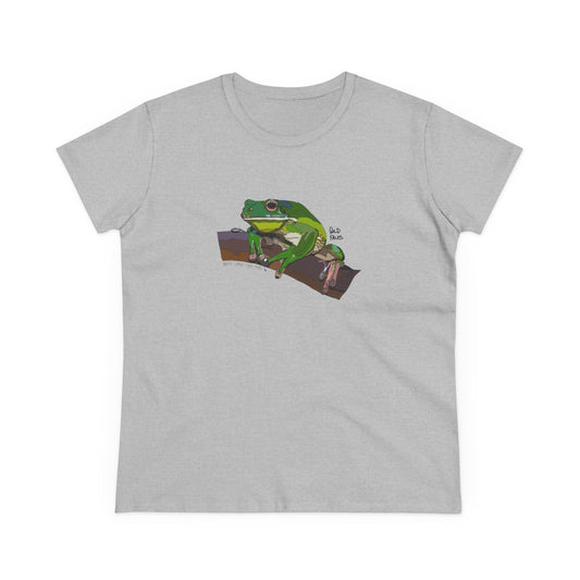 White-lipped Tree Frog - Women's Midweight Cotton Tee