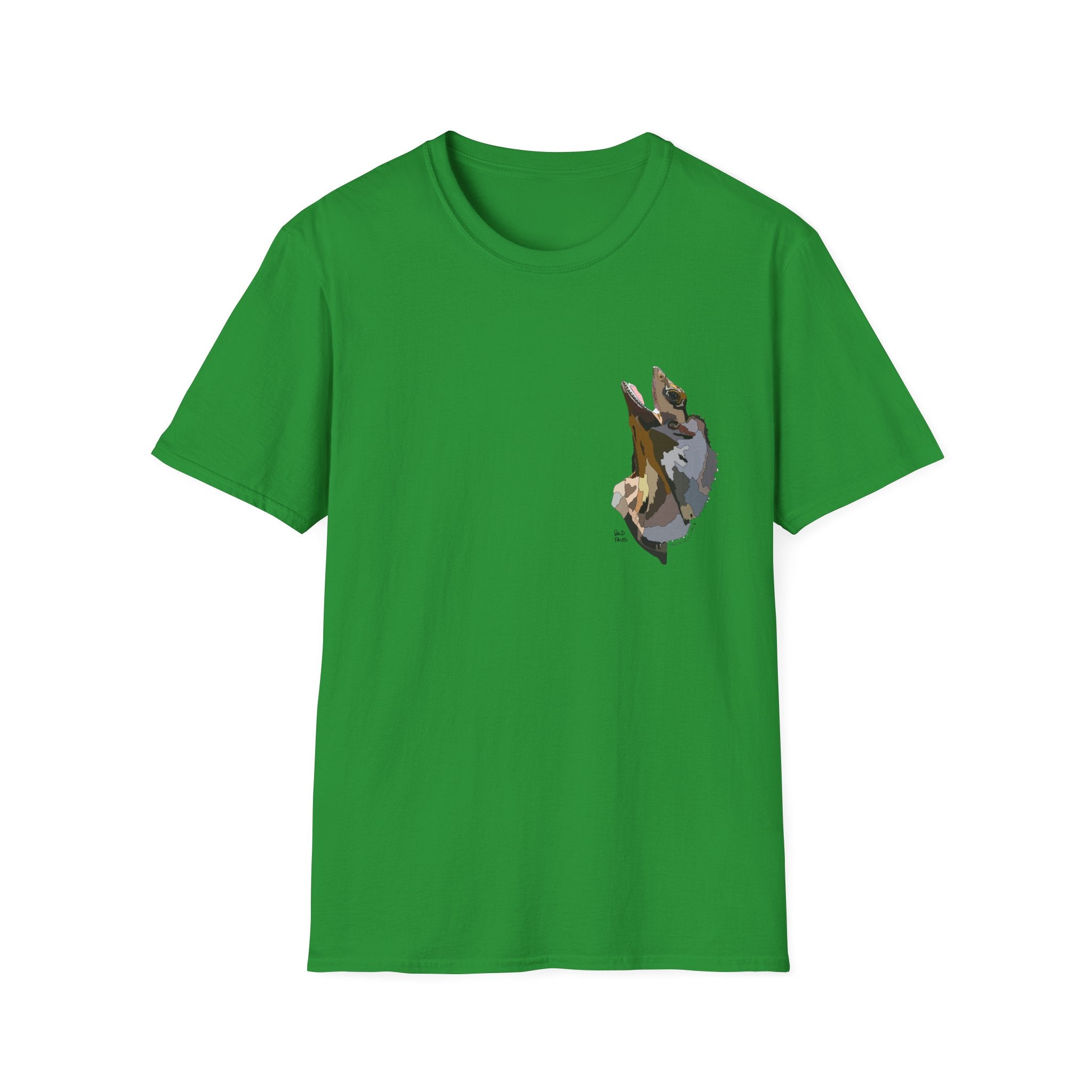 Frilled-neck Lizard - Small design - Unisex Softstyle T-Shirt Printify
