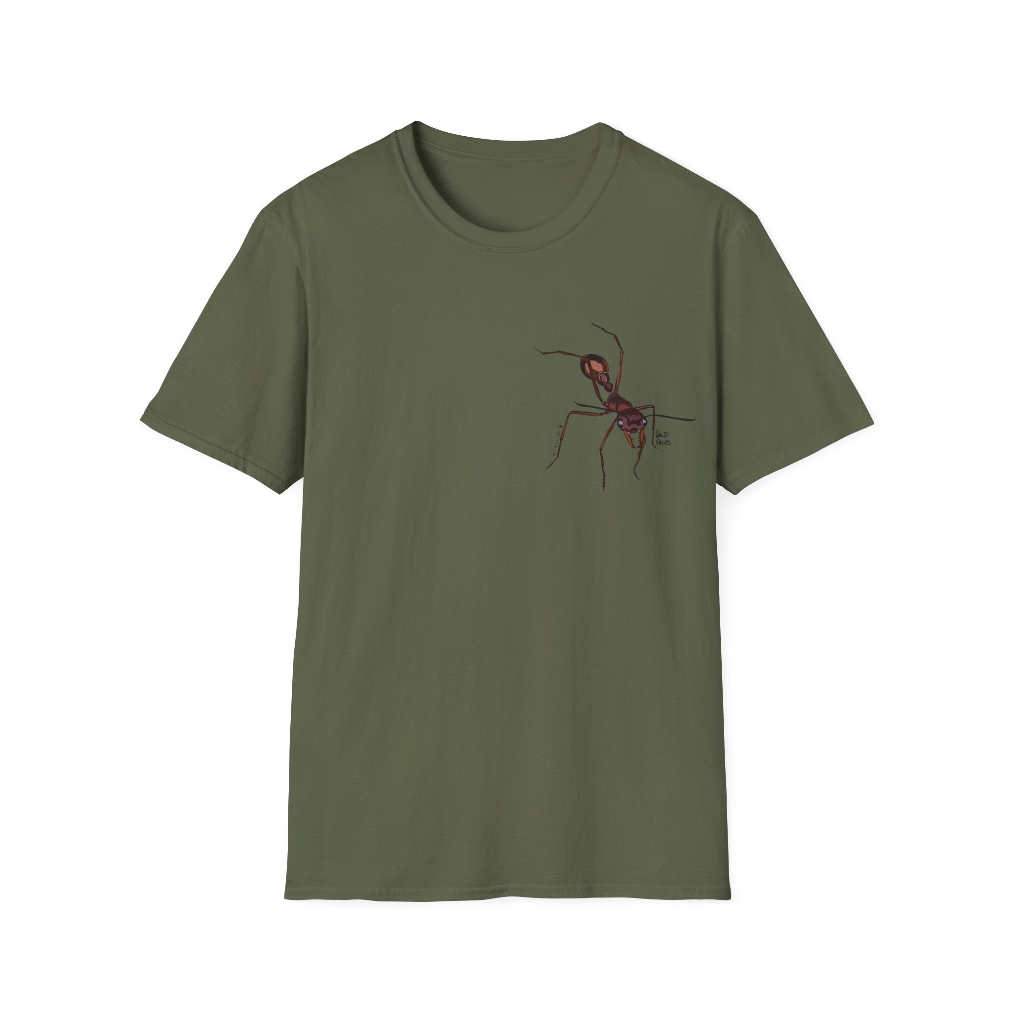 Red Bull Ant - Small design - Unisex Softstyle T-Shirt