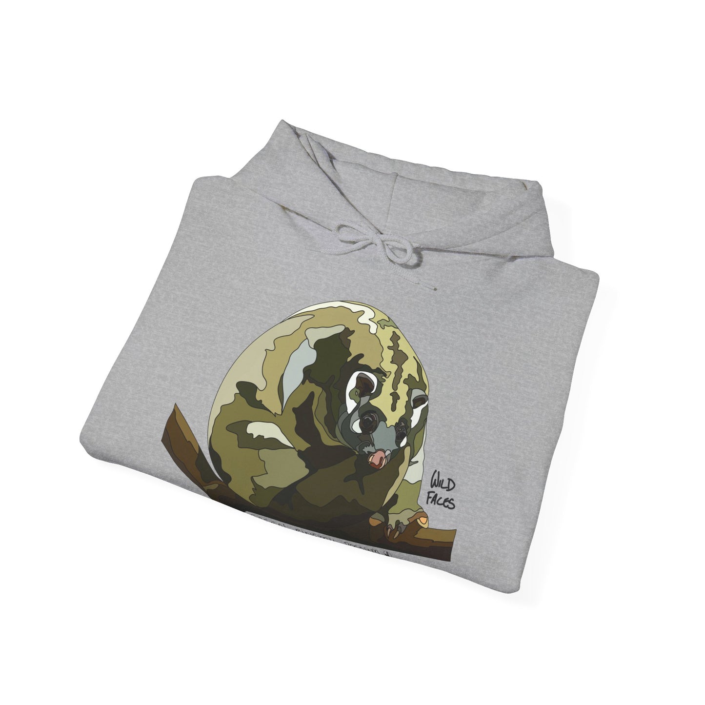 Green Ringtail | Unisex Heavy Blend™ Hooded Sweatshirt