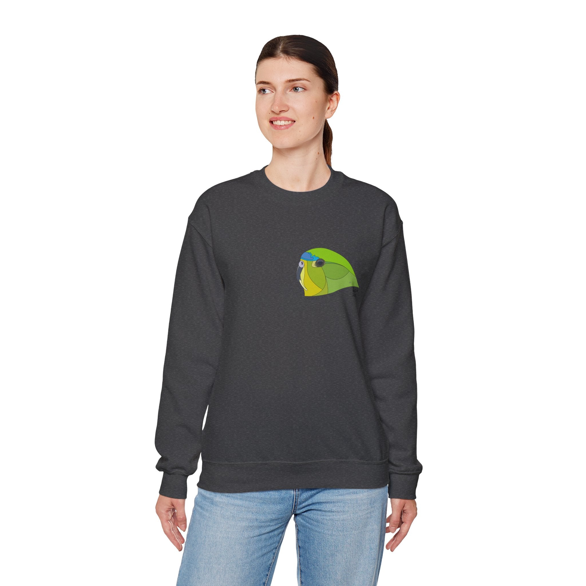 Orange-bellied Parrot Sweatshirt | Unisex Heavy Blend™ Crewneck Printify