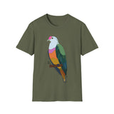 Rose-crowned Fruit Dove - Unisex Softstyle T-Shirt