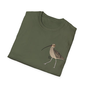 Eastern Curlew- Small design - Unisex Softstyle T-Shirt Printify