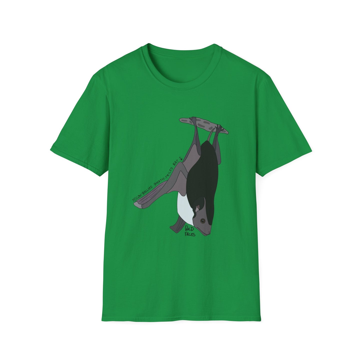 Yellow-bellied Sheath-tailed Bat - Unisex Softstyle T-Shirt