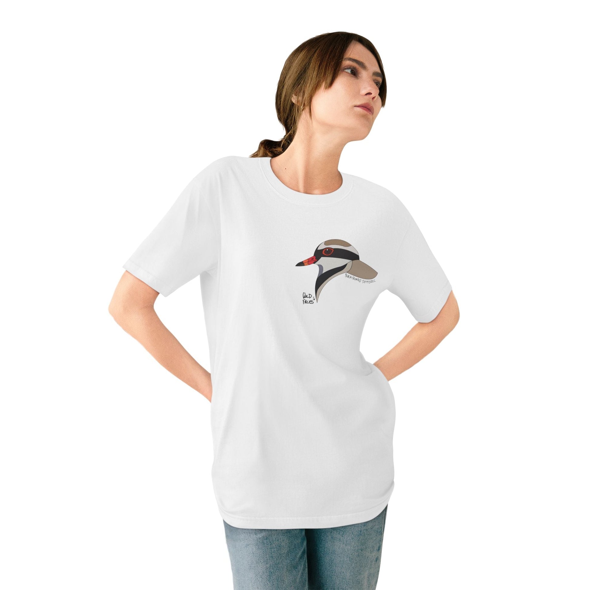 Black-fronted Dotterel (Small design)| Organic Staple T-shirt Printify