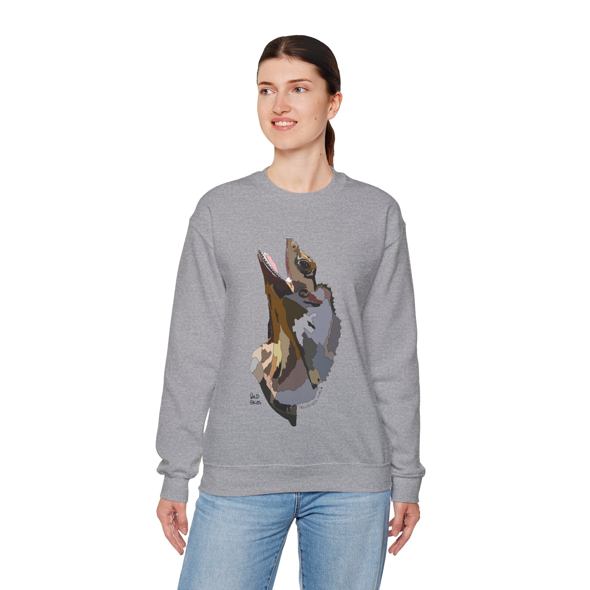 Frilled-neck Lizard Sweatshirt | Unisex Heavy Blend™ Crewneck Printify