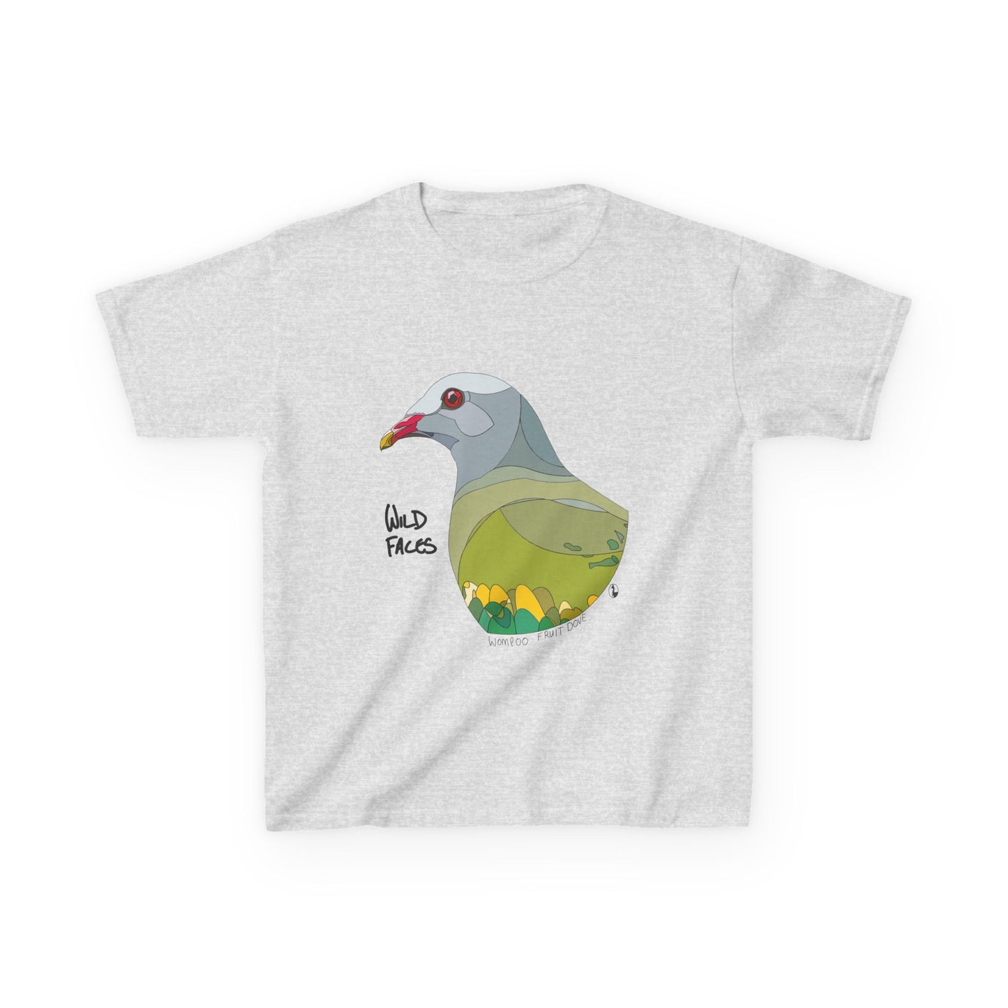 Wompoo Fruit Dove | Kids Heavy Cotton™ Tee