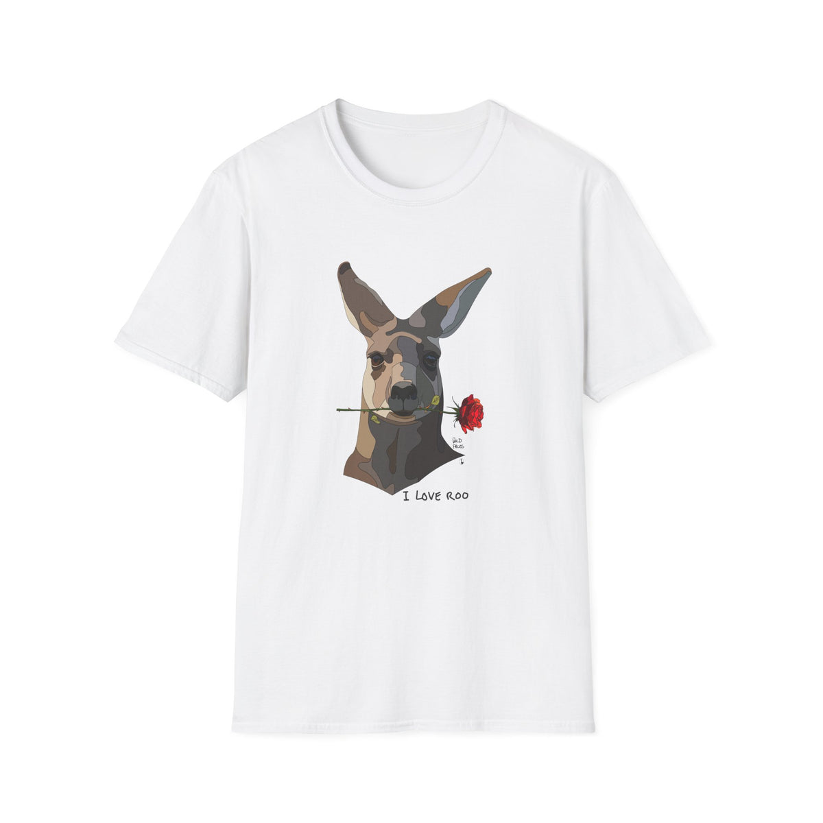 Love from... an Eastern Grey Kangaroo - Unisex Softstyle T-Shirt