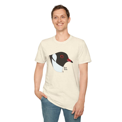 Hooded Plover Head- Unisex Softstyle T-Shirt