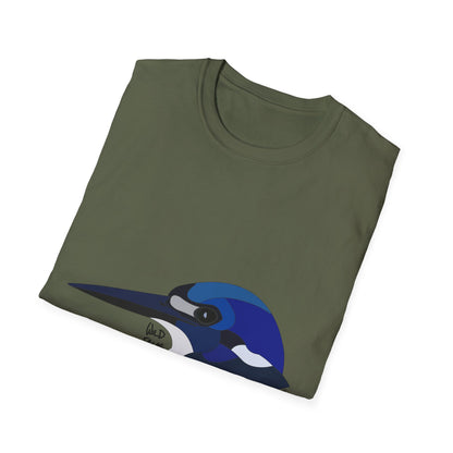 Forest Kingfisher - Unisex Softstyle T-Shirt Printify