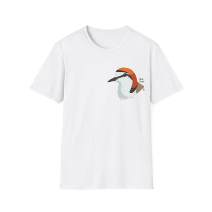 Red-capped Plover- Small design - Unisex Softstyle T-Shirt