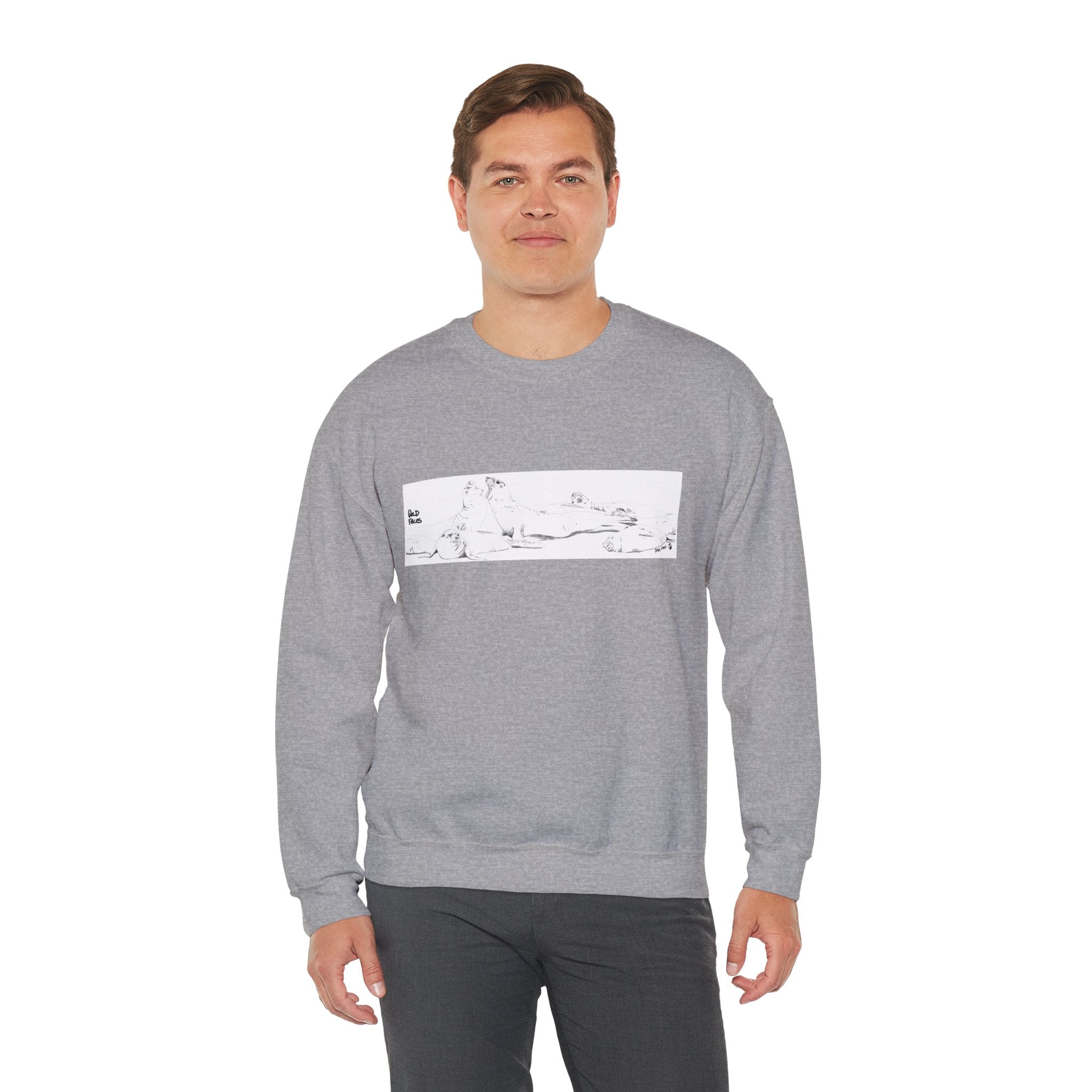 Sealion Sweatshirt | Unisex Heavy Blend™ Crewneck Printify