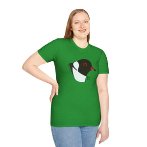 Hooded Plover Head- Unisex Softstyle T-Shirt Printify