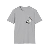 Australian Pelican - Small design - Unisex Softstyle T-Shirt