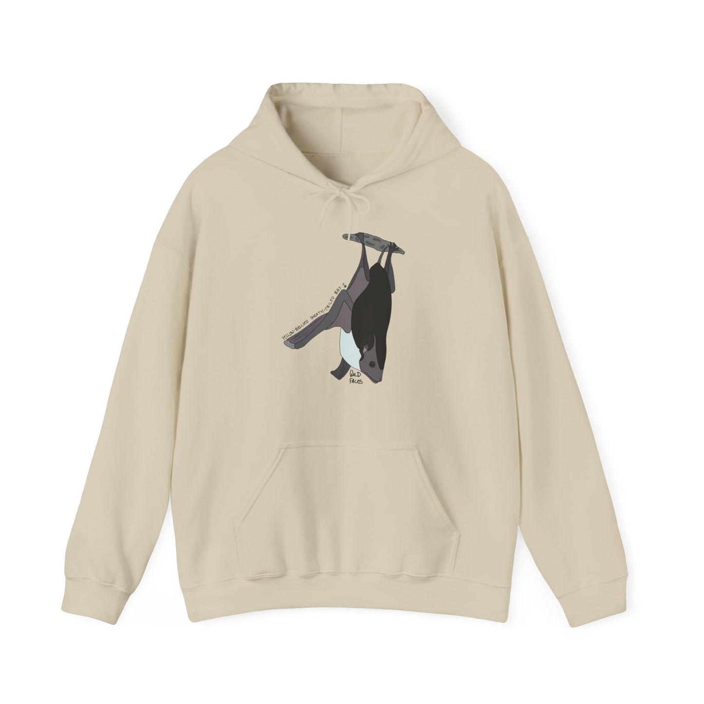 Yellow-bellied Sheath-tailed Bat | Unisex Heavy Blend™ Hooded Sweatshirt