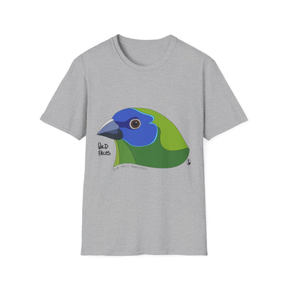 Blue-faced Parrotfinch - Unisex Softstyle T-Shirt Printify