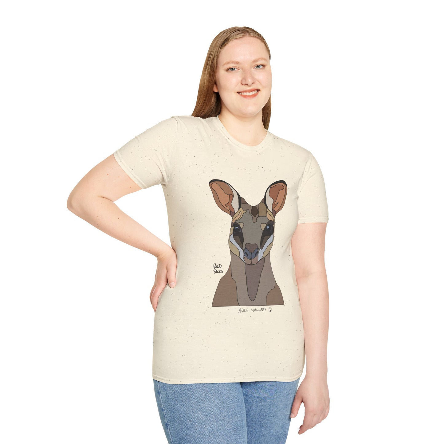 Agile Wallaby - Unisex Softstyle T-Shirt