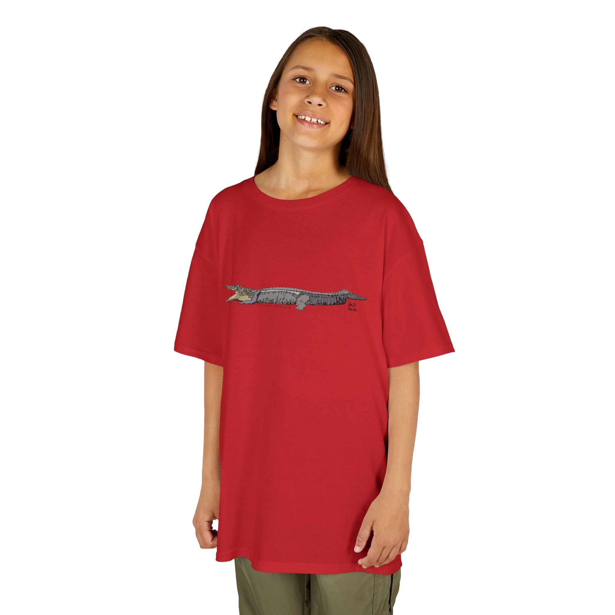 Saltwater Crocodile | Kids Heavy Cotton™ Tee Printify